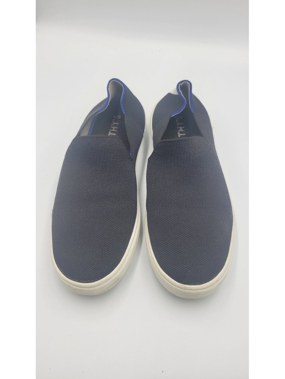 Navy slip-on sneakers